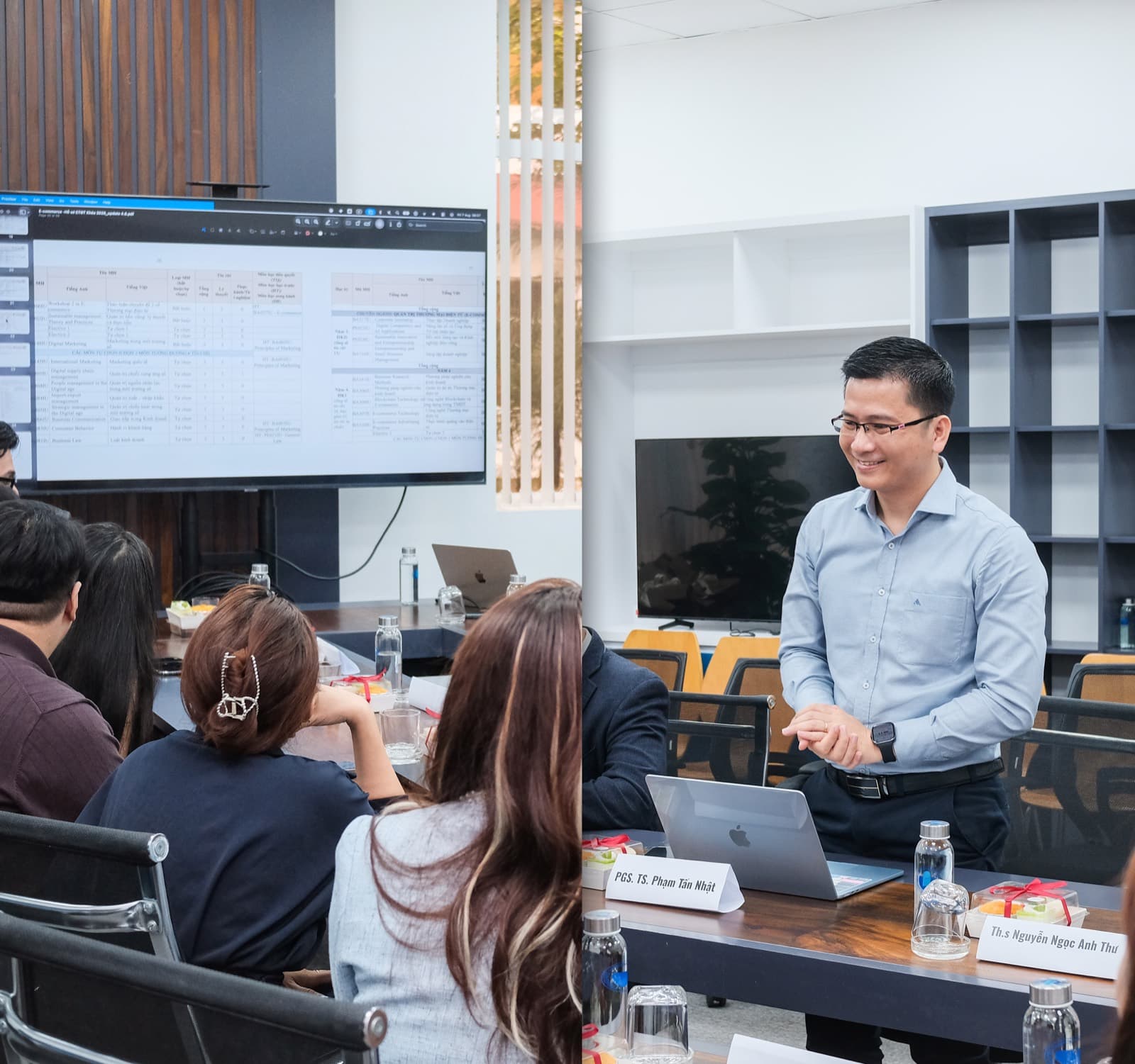 PGS.TS. Phạm Tấn Nhật chia sẻ định hướng cho chuyên ngành Thương mại điện tử.